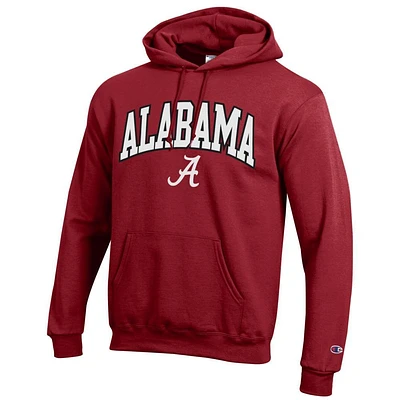 Alabama Champion Applique Arch Over Logo Hoodie