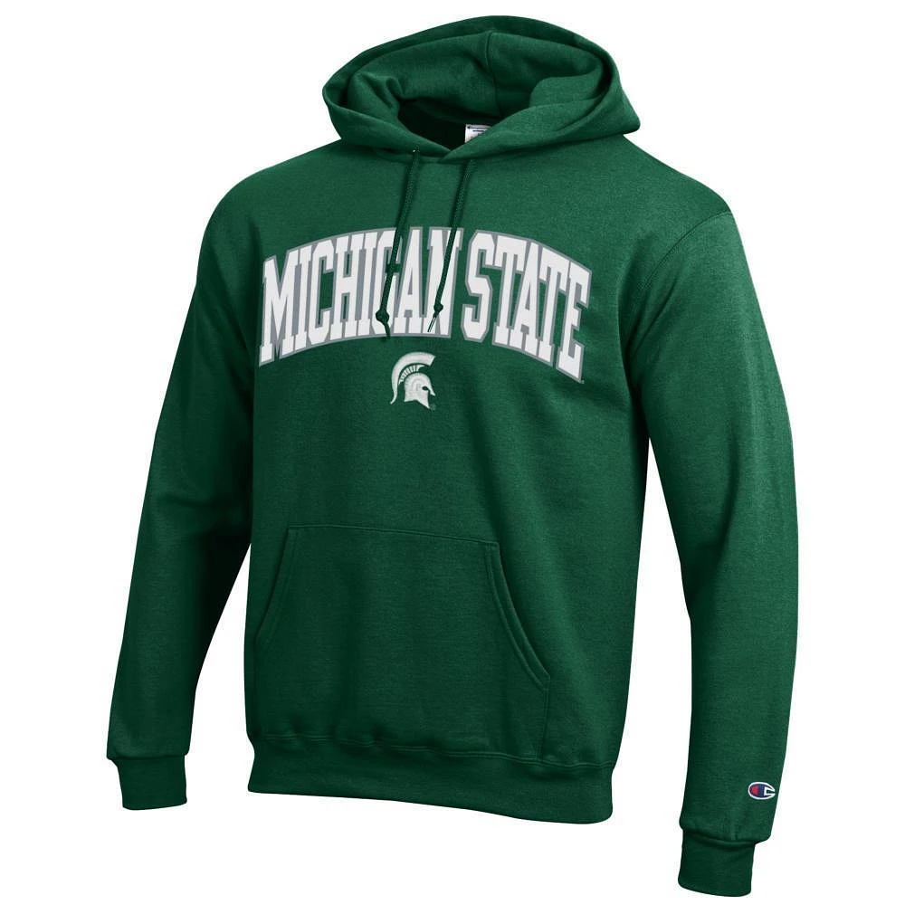 Michigan State Champion Applique Arch Over Logo Hoodie