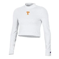 Tennessee Champion Women's Fitted Long Sleeve Mock Crop Top