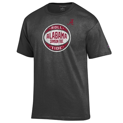 Alabama Champion Logo Distressed Basketball Tee