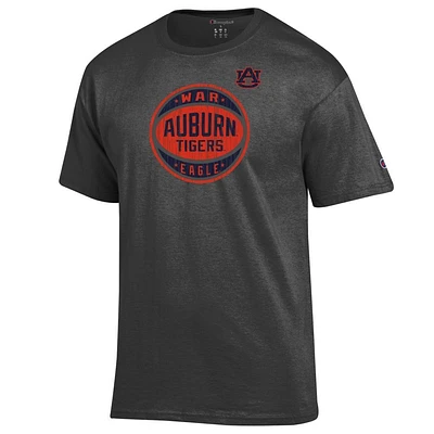 Auburn Champion Logo Distressed Basketball Tee