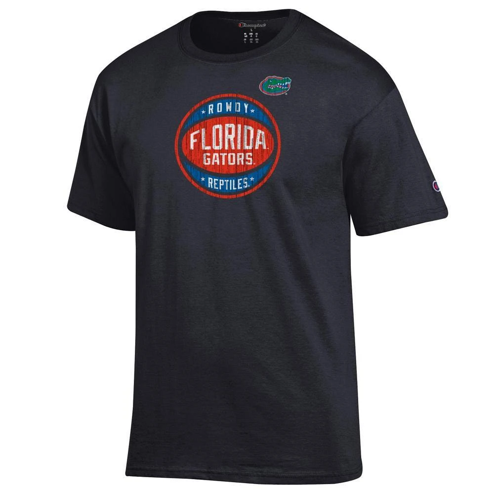 Florida Champion Logo Distressed Basketball Tee