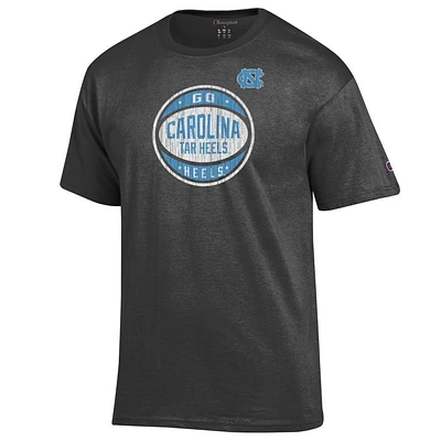 UNC Champion Logo Distressed Basketball Tee