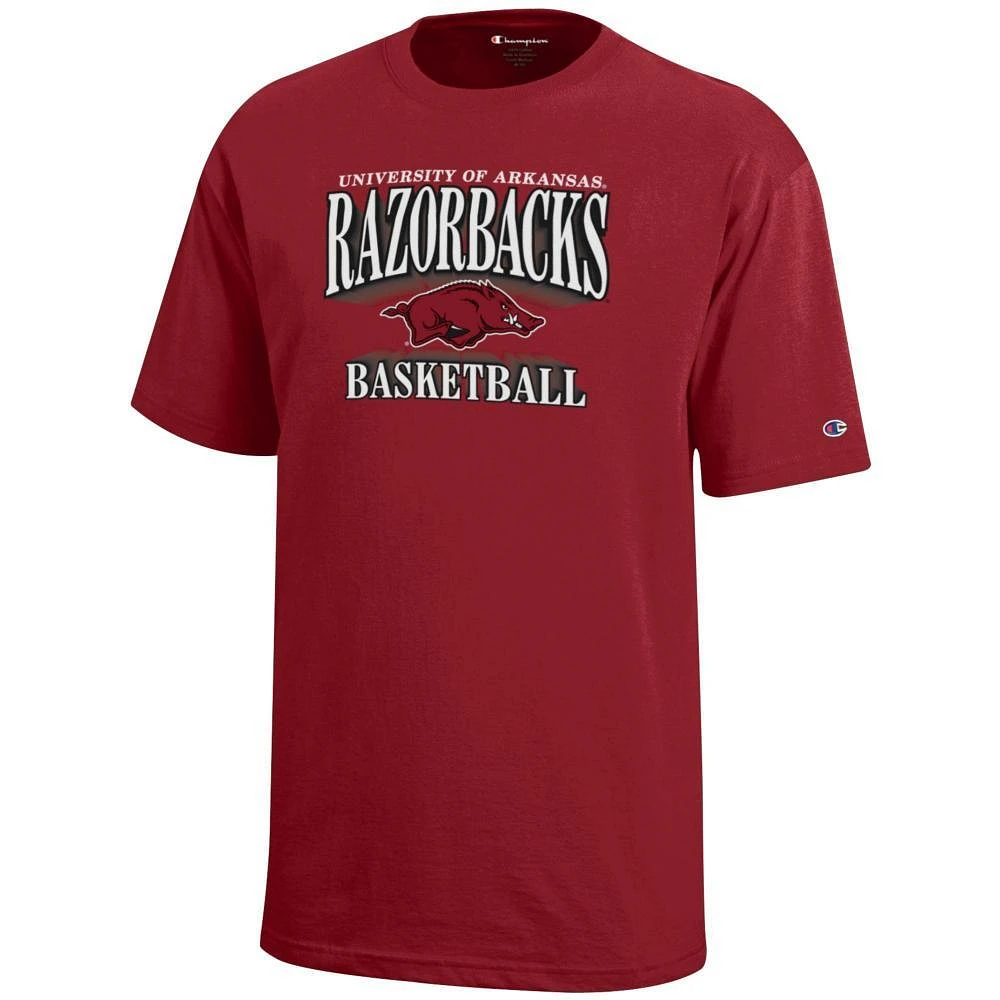 Arkansas Champion YOUTH Wordmark Logo Basketball Tee