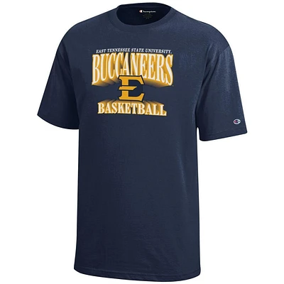 ETSU Champion YOUTH Wordmark Logo Basketball Tee