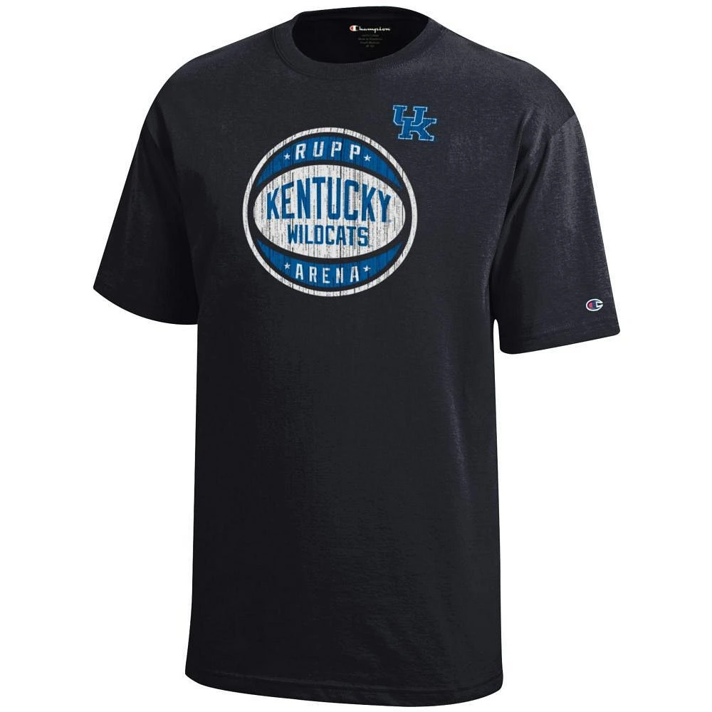 Kentucky Champion YOUTH Logo Distressed Basketball Tee