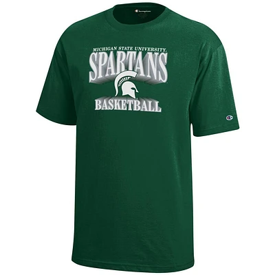 Michigan State Champion YOUTH Wordmark Logo Basketball Tee