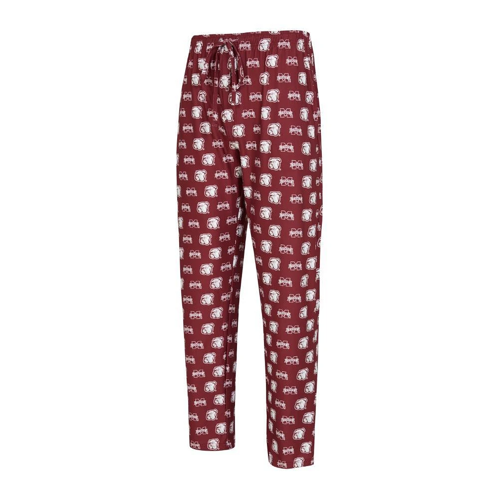 Mississippi State Concepts Sport Men's Record All Over Jersey Pants