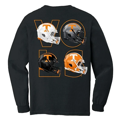 Tennessee Multi Helmets Comfort Colors Long Sleeve Tee