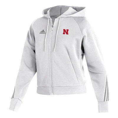 Nebraska Adidas Women's Fashion Full Zip Jacket