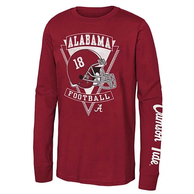 Alabama Gen2 YOUTH Helmet Culture Long Sleeve Tee