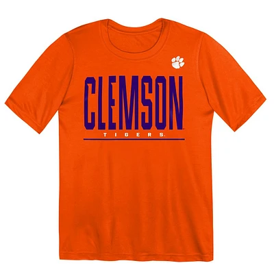 Clemson Gen2 Kids Poly Dri-Tek Tee