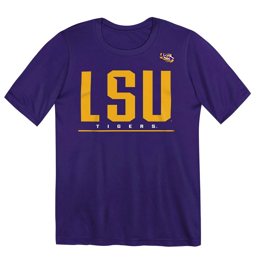 LSU Gen2 Kids Poly Dri-Tek Tee