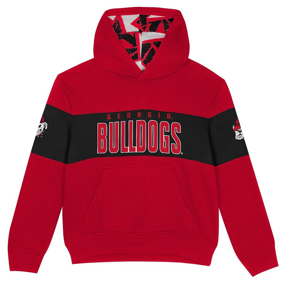 Georgia Gen2 Kids Red Zone Pullover Hoodie