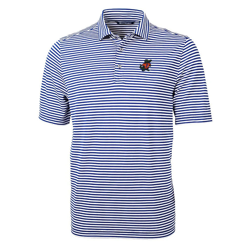 Florida Cutter and Buck Vault Albert Striped Virtue Eco Pique Polo