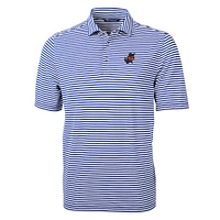 Florida Cutter and Buck Vault Albert Striped Virtue Eco Pique Polo