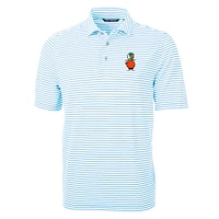 UCF Cutter and Buck Vault Citro Striped Virtue Eco Pique Polo