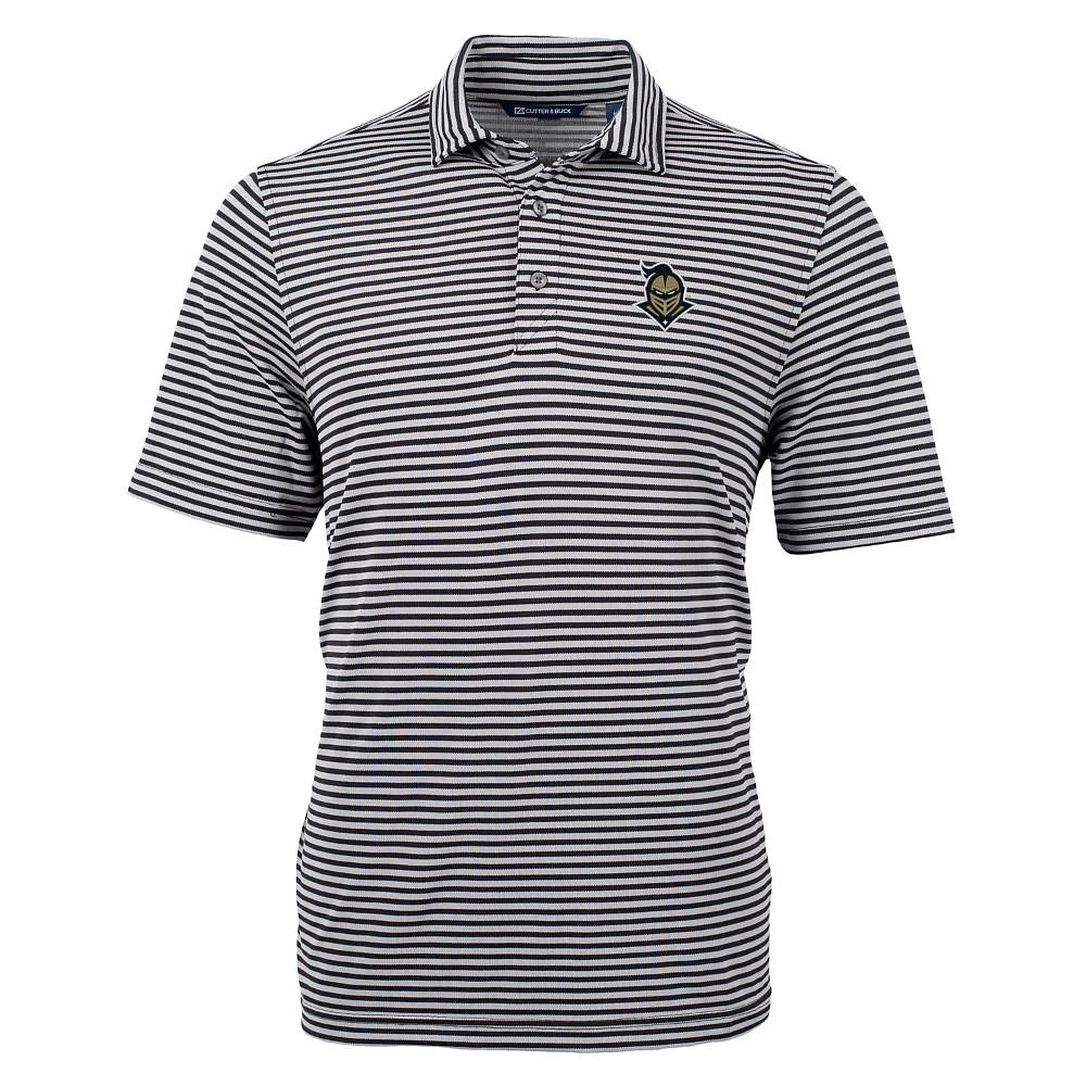 UCF Cutter and Buck Knight Striped Virtue Eco Pique Polo