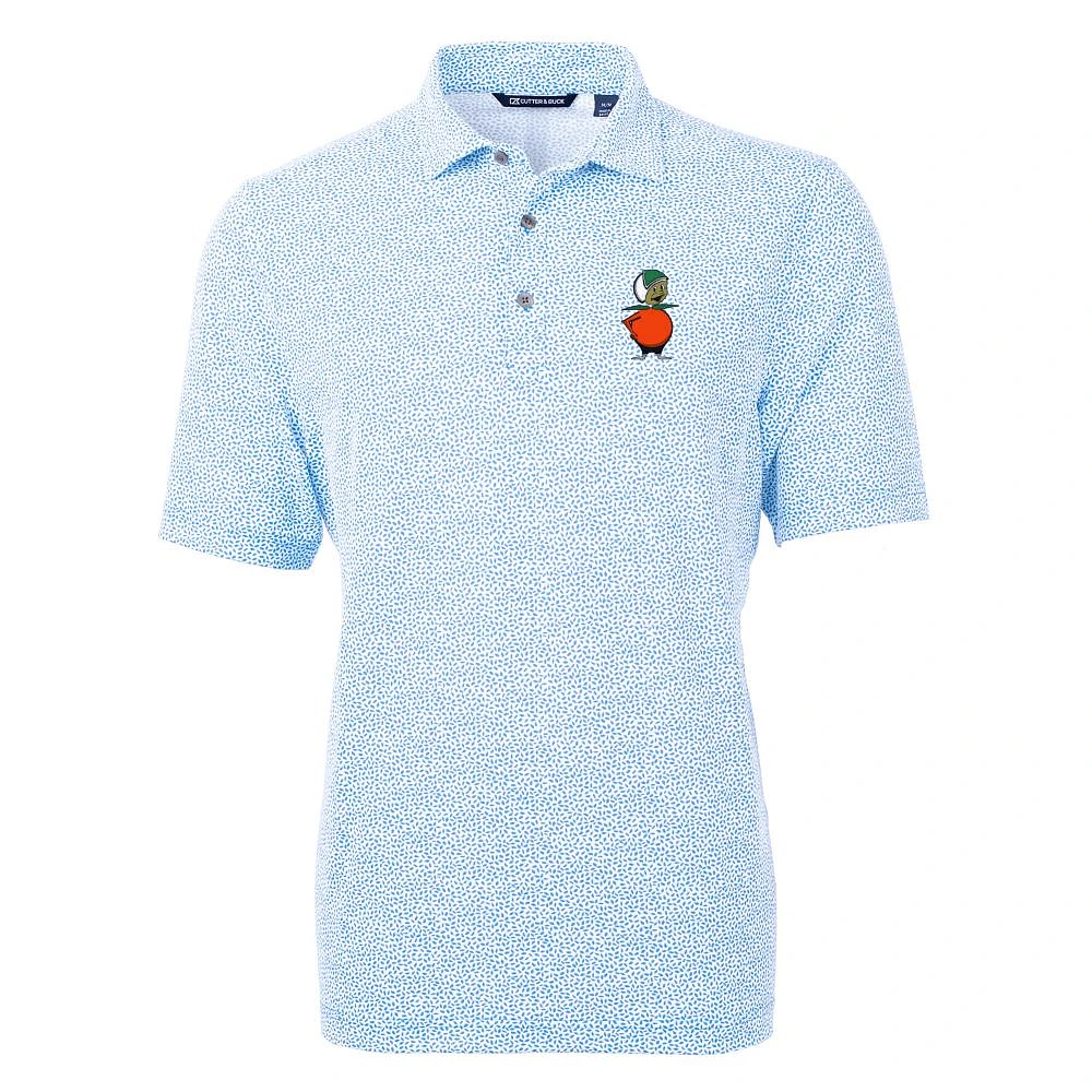 UCF Cutter & Buck Vault Citro Eco Pique Botanical Print Polo