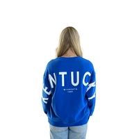 Kentucky Gameday Social Barkley Split Oversized Crew