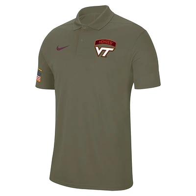 Virginia Tech Nike Military Dri-Fit Tour Polo