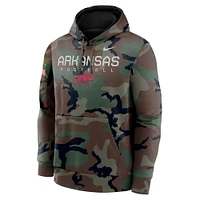 Arkansas Nike Military Team Issue Club Fleece Hoodie