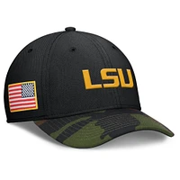 LSU Nike Military Dri-fit Rise Swooshflex Cap