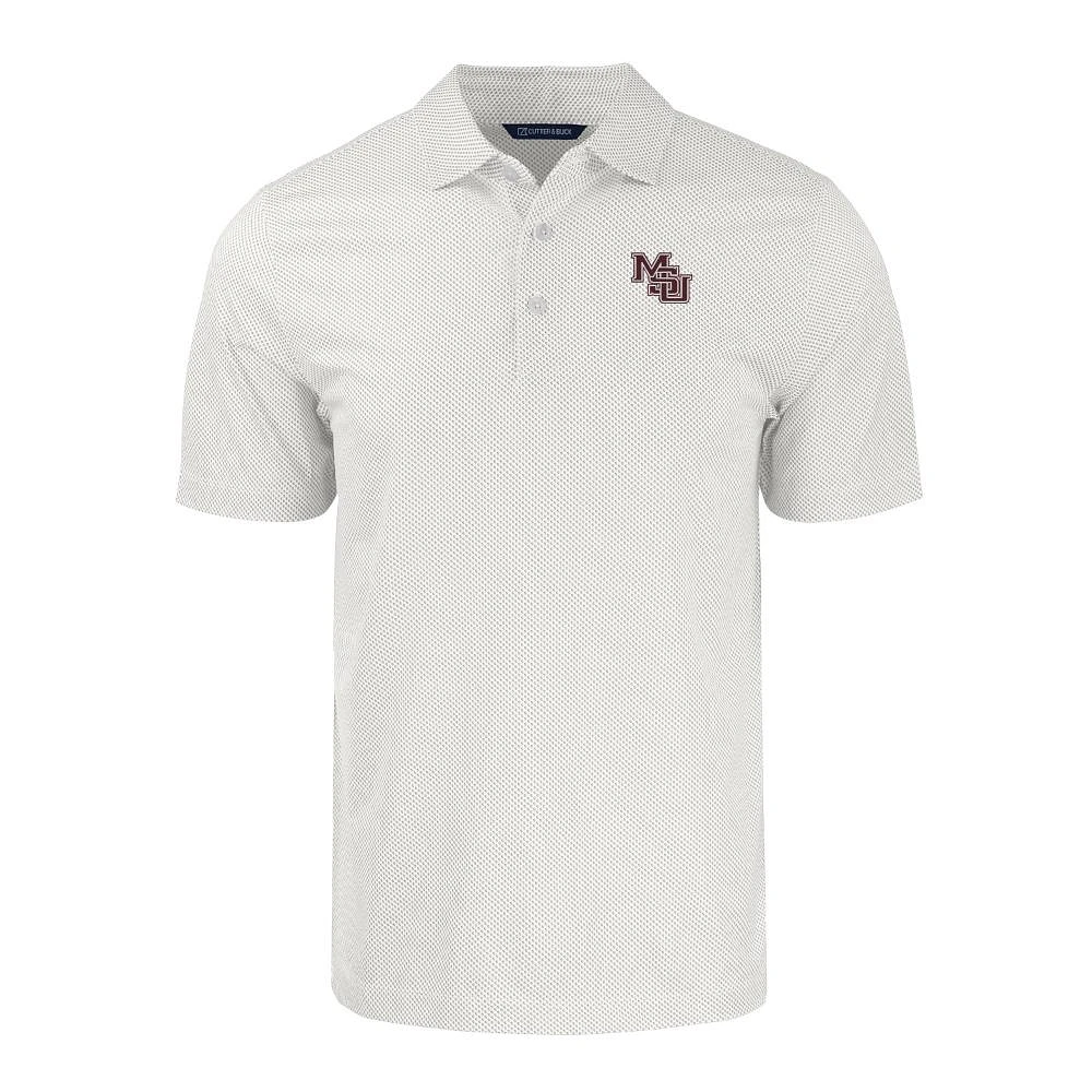 Mississippi State Cutter & Buck Interlock Symmetry Print Polo