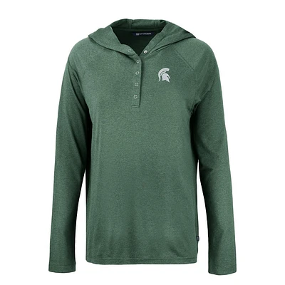 Michigan State Cutter & Buck Women's Coastline Epic Comfort Hoodie