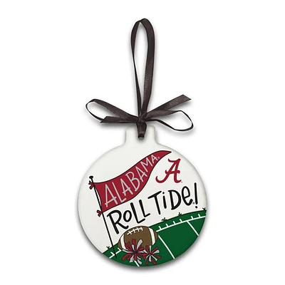 Alabama Crimson Tide Ceramic Flat Ornament