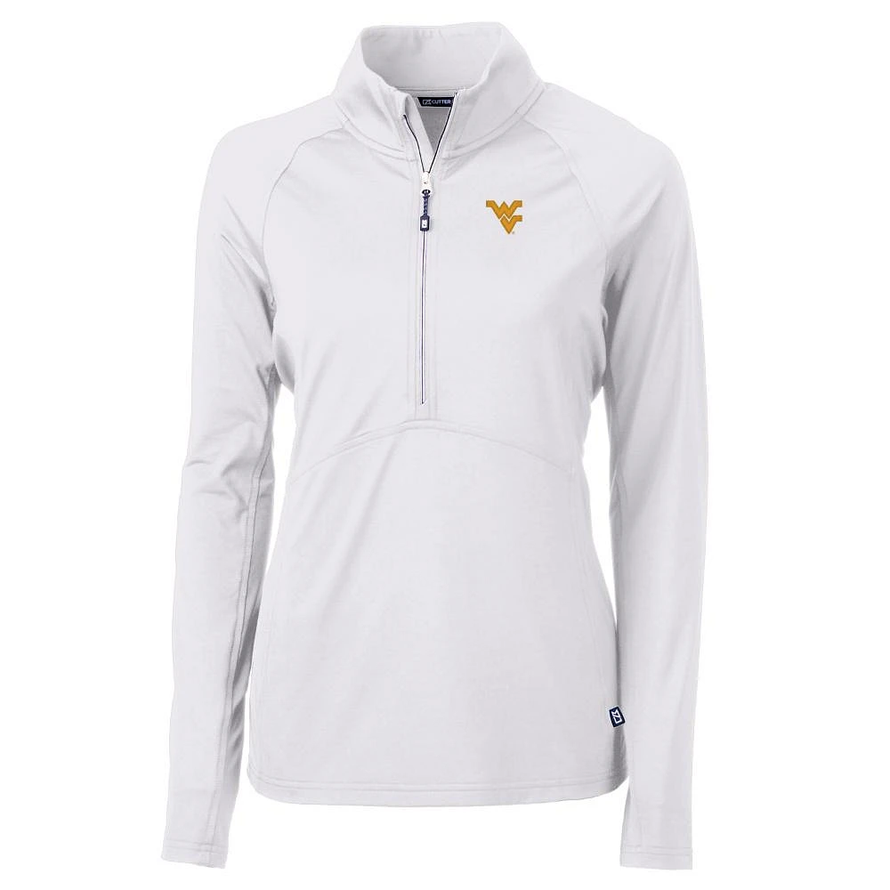 West Virginia Cutter & Buck Adapt Eco Half Zip Pullover