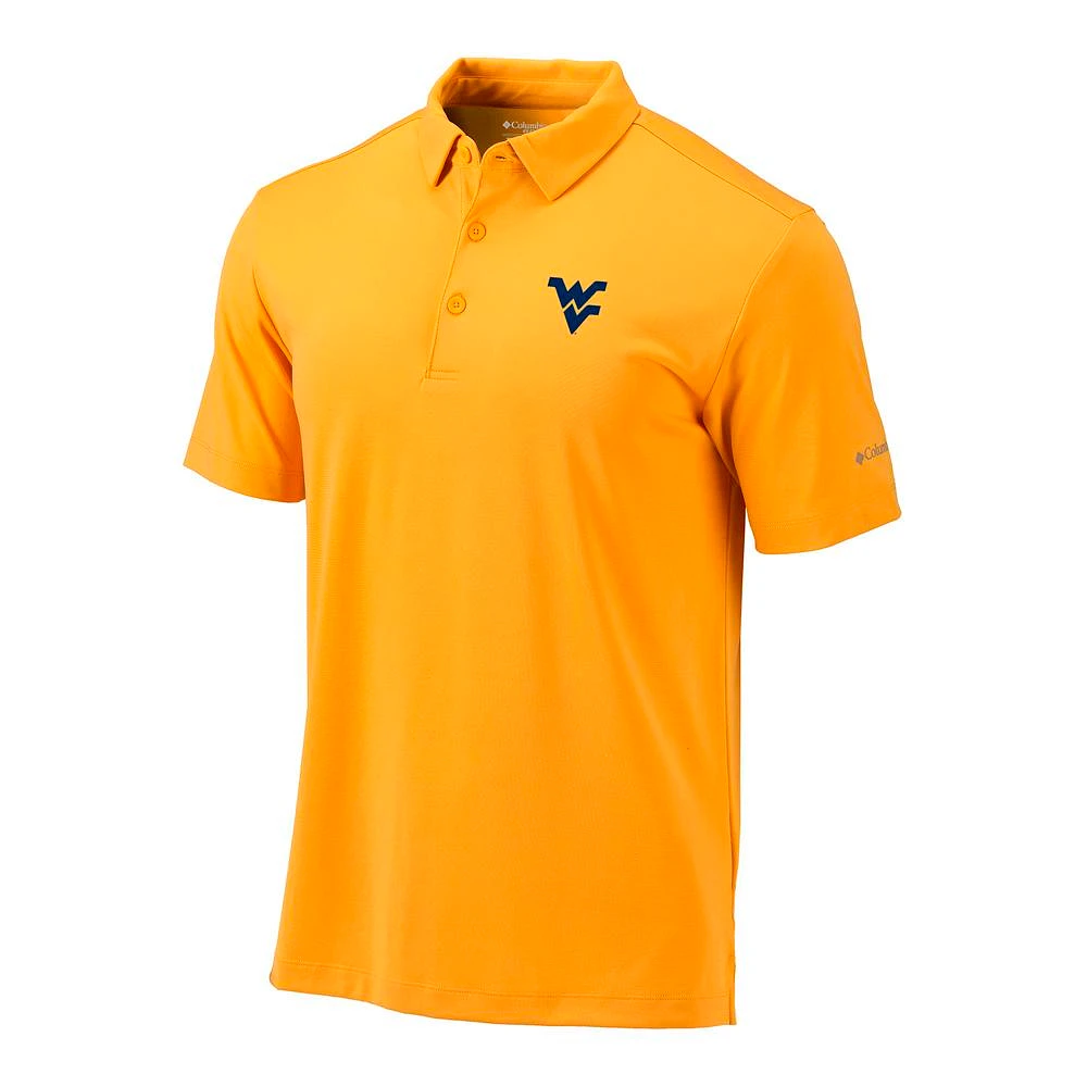 West Virginia Columbia Golf Omni Wick Drive Polo