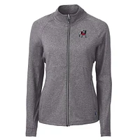 Georgia Cutter & Buck Women's Adapt Eco Knit Heather Full Zip Jacket