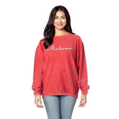 Alabama Chicka-D Heavy Script Corded Sweatshirt