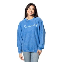 Kentucky Chicka-D Heavy Script Corded Sweatshirt