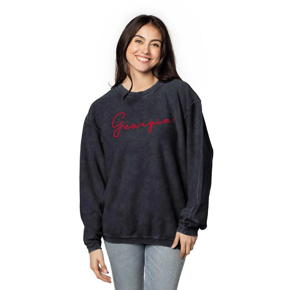 Georgia Chicka-D Heavy Script Corded Sweatshirt