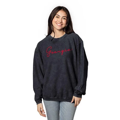 Georgia Chicka-D Heavy Script Corded Sweatshirt