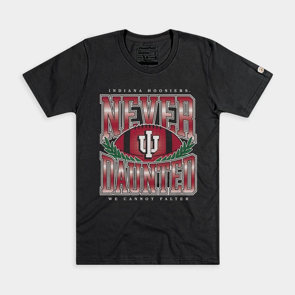 Indiana Football Never Daunted Short Sleeve Tee