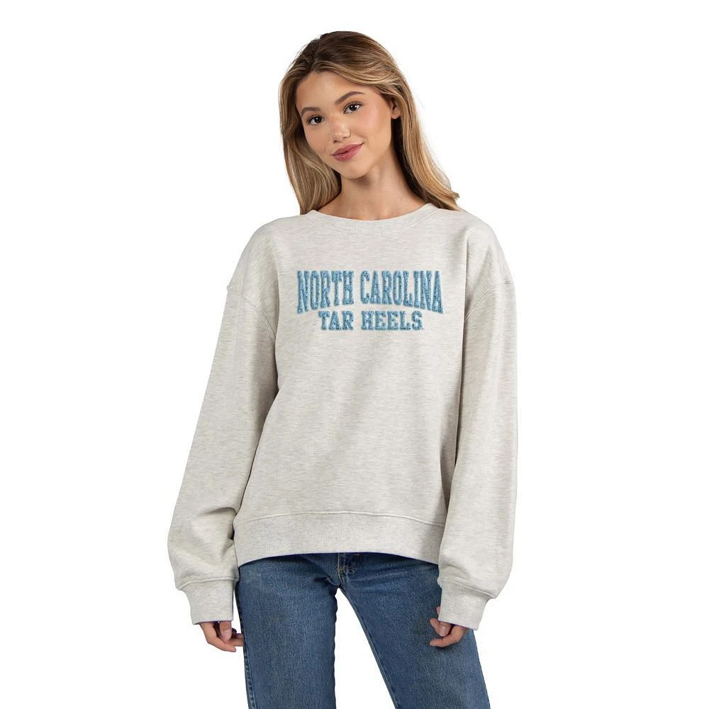 UNC Chicka-D Chenille Fill Embroidery Old School Crew