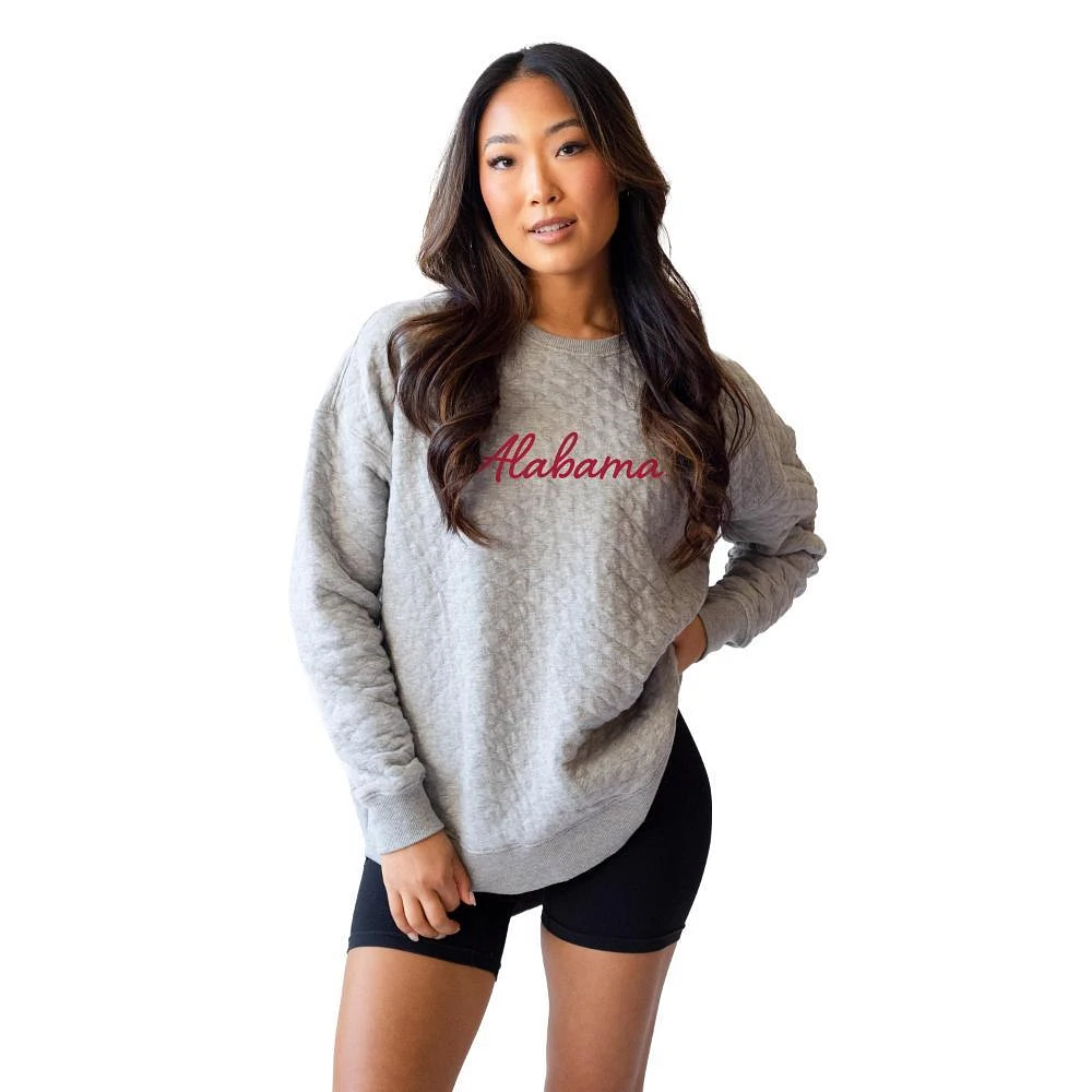 Alabama Chicka-D Study Group Embroidery Quilted Pullover