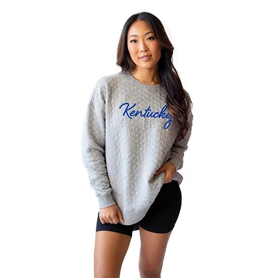 Kentucky Chicka-D Study Group Embroidery Quilted Pullover