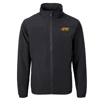 LSU Cutter & Buck Silhouette Eco Full Zip Jacket