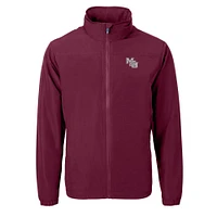 Mississippi State Cutter & Buck Interlock Eco Full Zip Jacket