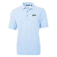 UCF Cutter & Buck Vault Citronauts Virtue Eco Pique Botanical Print Polo