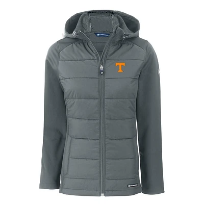 Tennessee Cutter & Buck Women's Evoke Hybrid Eco Softshell Full Zip Jacket