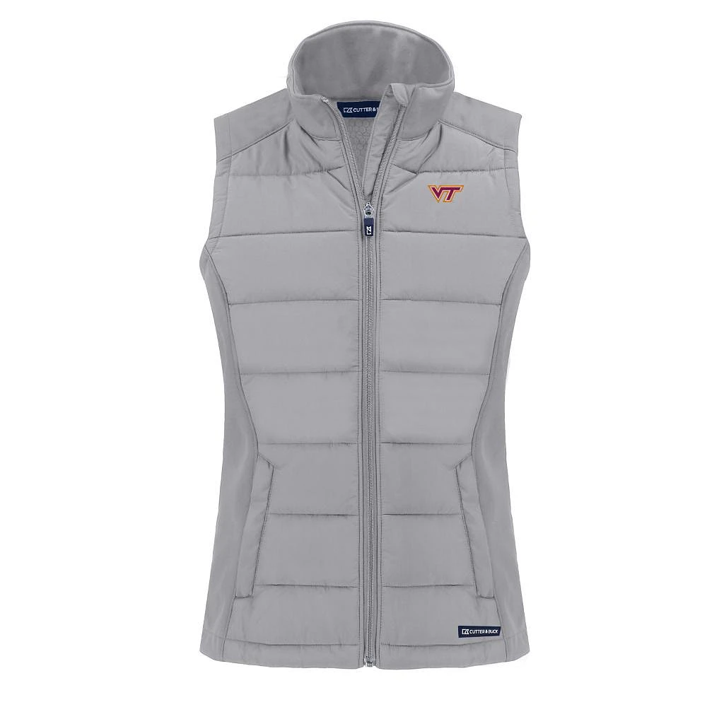 Virginia Tech Cutter & Buck Women's Evoke Hybrid Vest