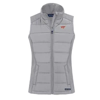 Virginia Tech Cutter & Buck Women's Evoke Hybrid Vest