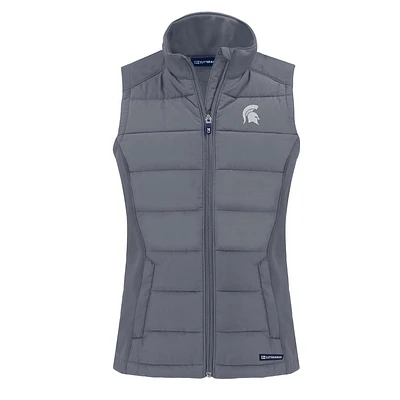 Michigan State Cutter & Buck Women's Evoke Hybrid Vest