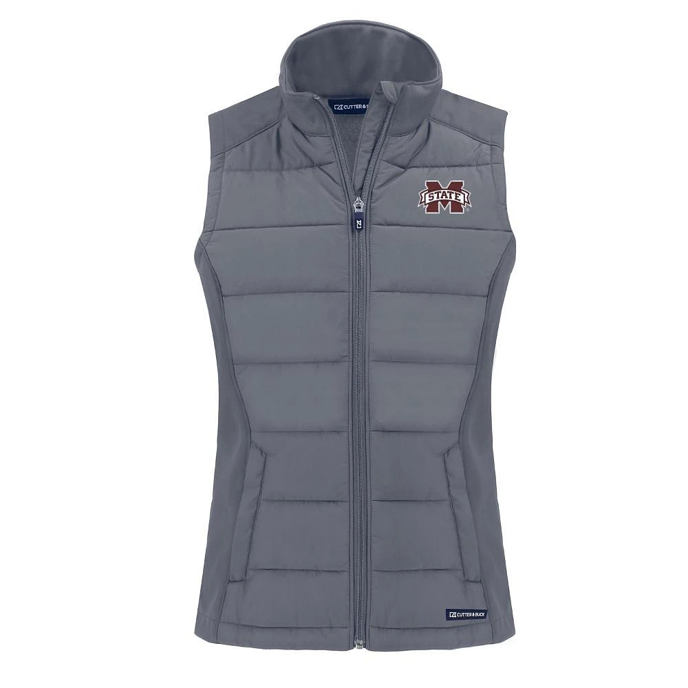 Mississippi State Cutter & Buck Women's Evoke Hybrid Vest