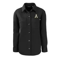 App State Cutter & Buck Women's Roam Eco Knit Shirt Jacket